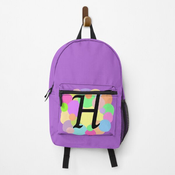 Item preview, Colorful Pastel Bubbles Upper Case Letter H Monogram designed and sold by MGonline.