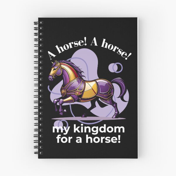 Item preview, A Horse! A Horse! My Pixel Kingdom! designed and sold by ArchVibe.