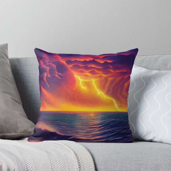 Item preview, Thunderstorm by the sea designed and sold by FlowersColorful.