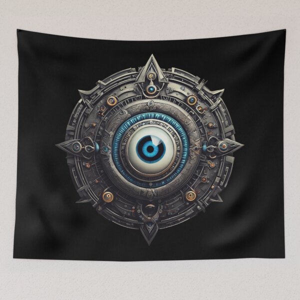 Item preview, Cybernetic Chaos Star Evil Eye, Occult Design designed and sold by Burn-Ego.