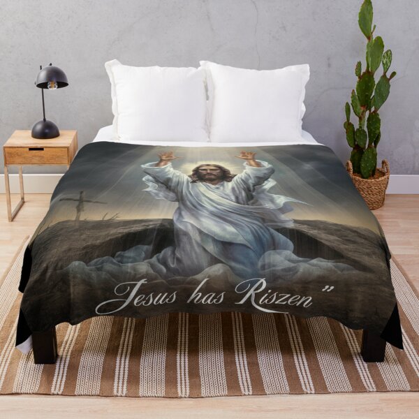 Item preview, "Jesus Has Rizzen" . Funny christian qoute designed and sold by Obinne.