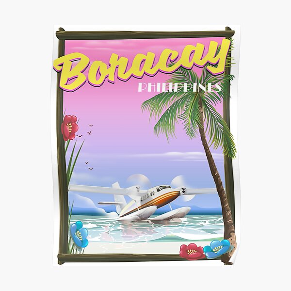 Boracay Philippines Beach Travel Poster Poster For Sale By