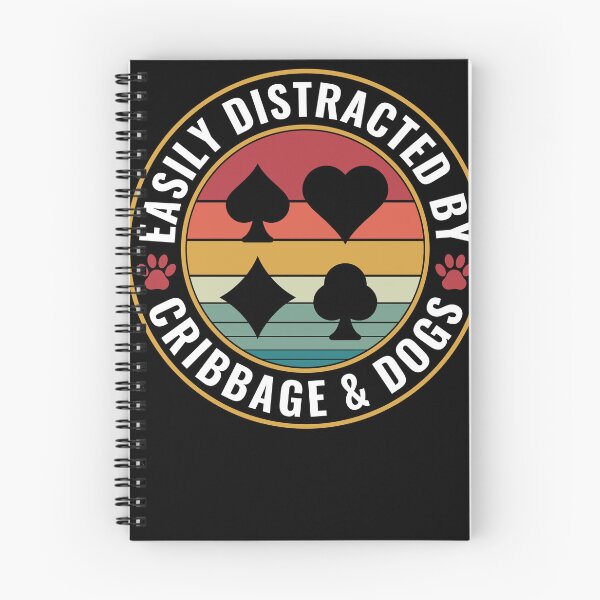 Item preview, Easily Distracted by Cribbage and Dogs Cribbage Player designed and sold by BlueBerry-Pengu.