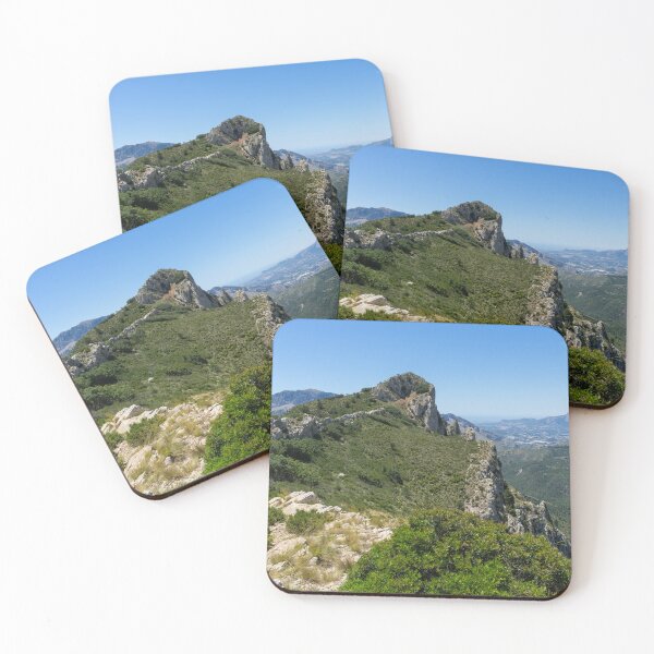 Item preview, Green mountain landscape and blue sky in Spain designed and sold by Adriana Mueller.
