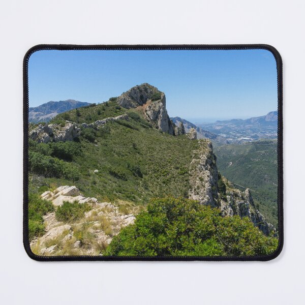 Item preview, Green mountain landscape and blue sky in Spain designed and sold by Adriana Mueller.