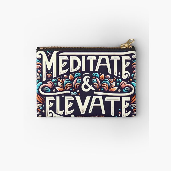 Item preview, Meditate Elevate, typography designed and sold by maxmaj.