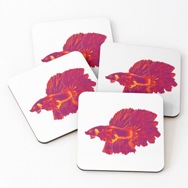Item preview, Red betta designed and sold by suwangreen.