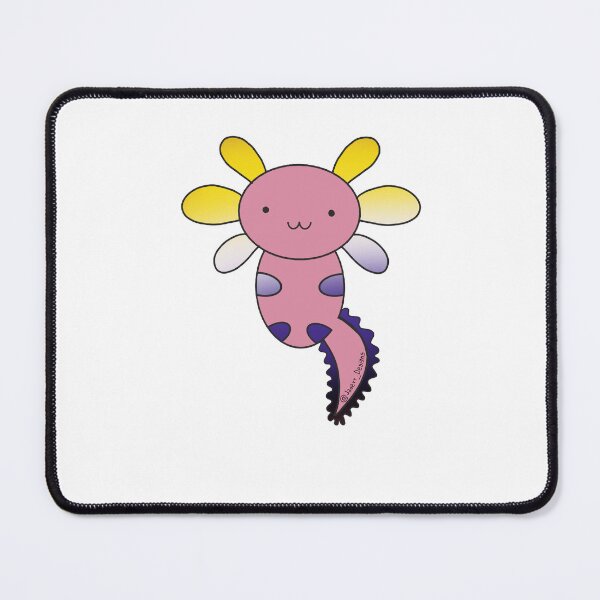 Item preview, Nonbinary Pride Axolotl  designed and sold by JadeyyDesigns.