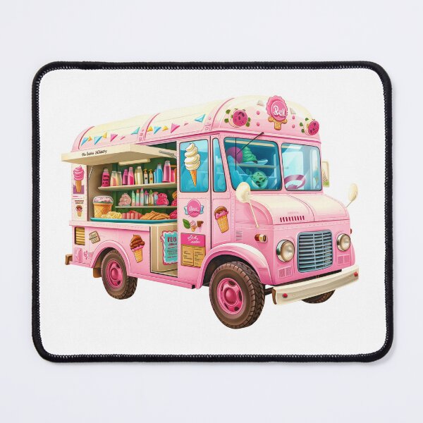 Item preview, Sweet Journey: Whimsical Ice Cream Truck designed and sold by palmyst.