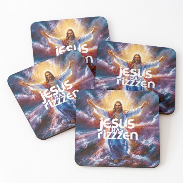 Item preview, "Jesus Has Rizzen" . Funny  Christian Meme designed and sold by Obinne.