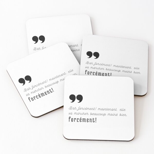 Item preview, Copy of funny French film quote designed and sold by s-flo-art.