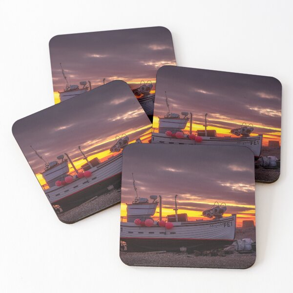 Item preview, Sunset at Fisherman's Beach, Hythe, Kent designed and sold by rogerstanger.