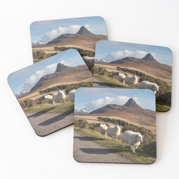 Item preview, Winter Road to Lochinver,Stac Polidah in the background  designed and sold by Derren Jones.