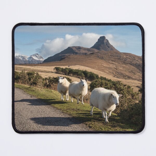Item preview, Winter Road to Lochinver,Stac Polidah in the background designed and sold by Derren Jones.