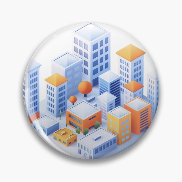Item preview, Urban Dreamscape: Isometric City by Day designed and sold by palmyst.