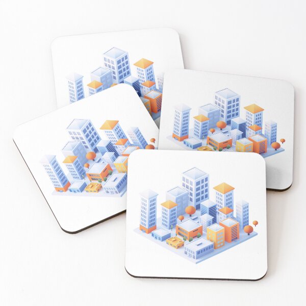 Item preview, Urban Dreamscape: Isometric City by Day designed and sold by palmyst.