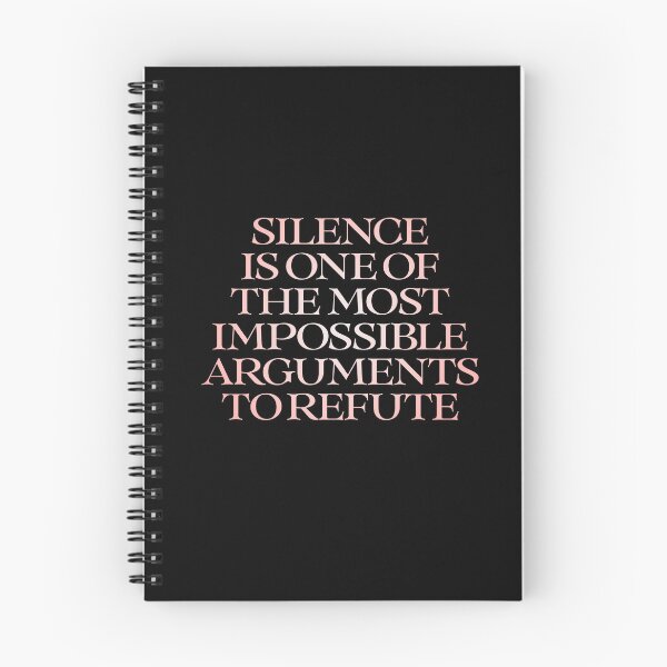 Item preview, Silence is one of the most impossible arguments to refute. v.2 designed and sold by x1brett.