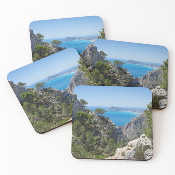 Item preview, Limestone cliffs and view of the Mediterranean Sea designed and sold by Adriana Mueller.