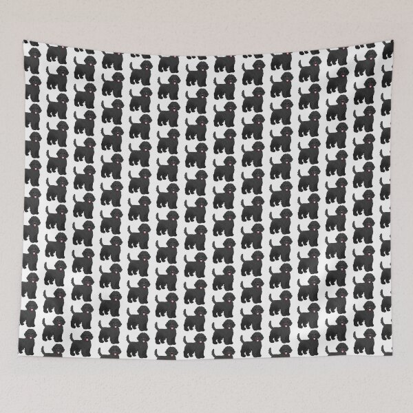 Item preview, Black Labradoodle dog  designed and sold by Yaragold.
