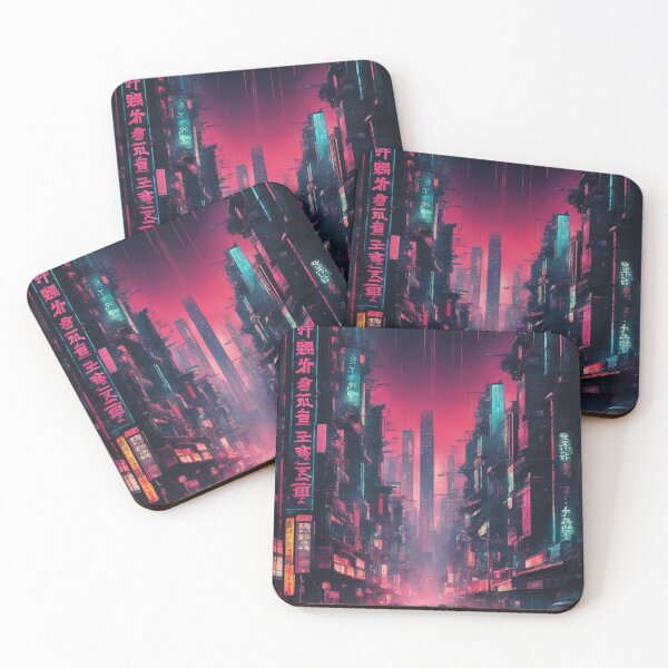 Item preview, Cyberpunk Tokyo City, Painting, Poster Art designed and sold by Burn-Ego.
