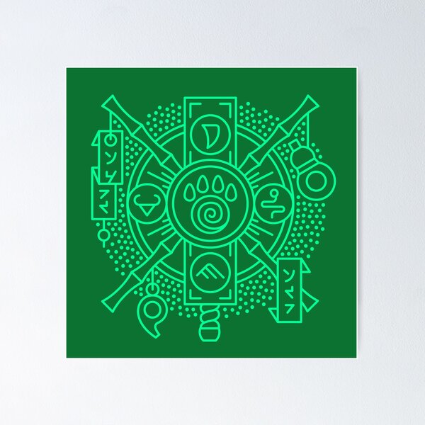 Monk – Class Crest (color) Poster