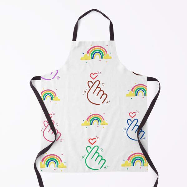 Item preview, Colorful finger hearts with rainbow designed and sold by Creativeeworld777.