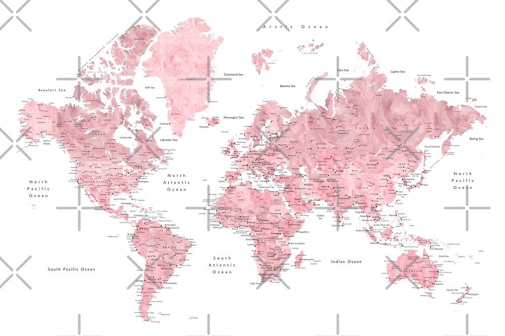 Pink Map Layout