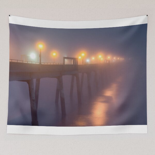 Item preview, A foggy Night at Deal Pier designed and sold by rogerstanger.