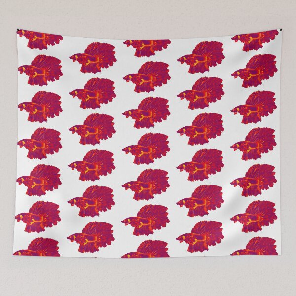 Item preview, Red betta designed and sold by suwangreen.