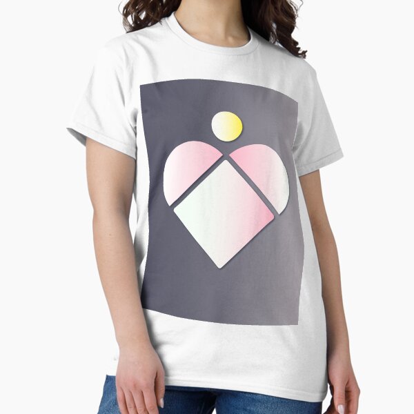 Item preview, a humanity heart shaped sign pink artwork designed and sold by SohelTanwar.
