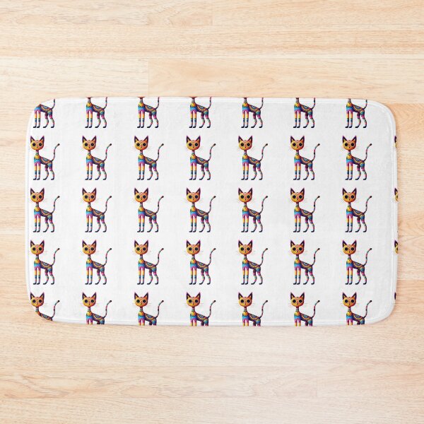 Item preview, Colourful manga cat, fantasy cat designed and sold by Coolparrotgirl.