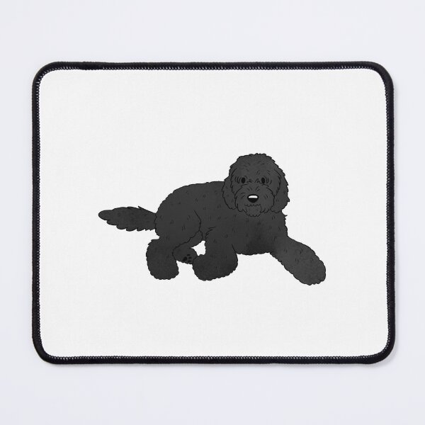 Item preview, Black Labradoodle dog designed and sold by Yaragold.