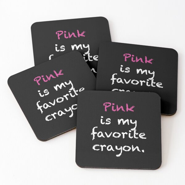 Item preview, Pink Is My Favorite Crayon designed and sold by Fanverse Merchandise.