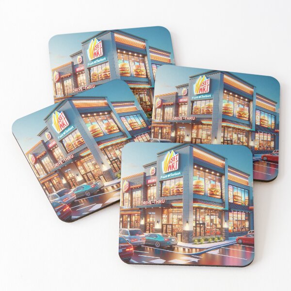 Item preview, Evening splendor at the fast food joint designed and sold by Cerberus-Art.