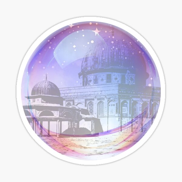 Item preview, Al-Aqsa Mosque Complex Dome of the Rock Bubble designed and sold by FairieDance.