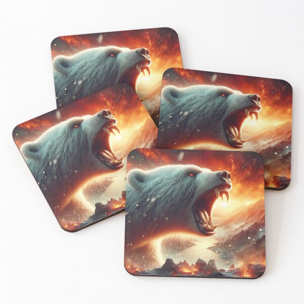 Item preview, Bear roar in the firestorm designed and sold by Cerberus-Art.