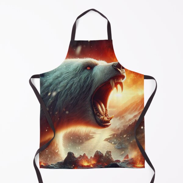 Item preview, Bear roar in the firestorm designed and sold by Cerberus-Art.