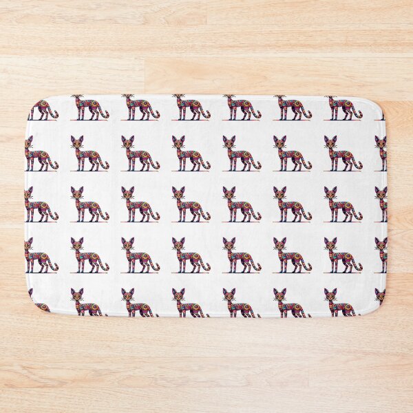Item preview, Colourful manga, Egyptian, inka  cat, fantasy cat designed and sold by Coolparrotgirl.