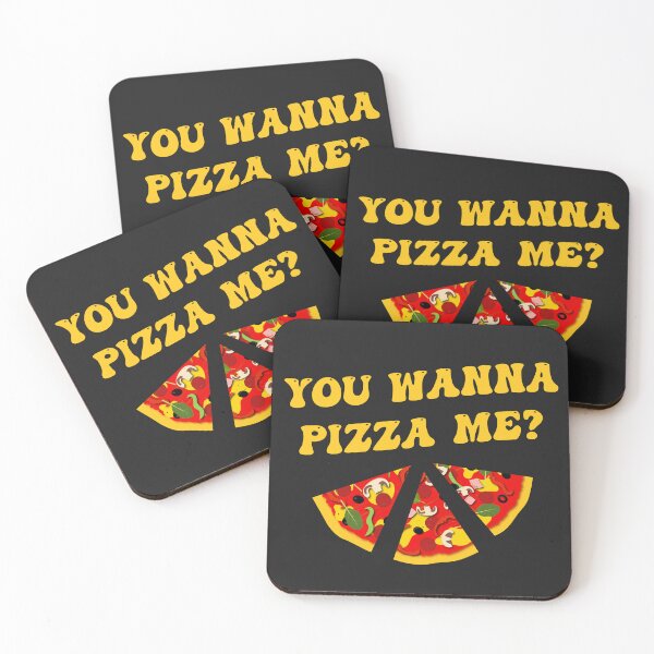 Item preview, Wanna Pizza Me Food Pun designed and sold by CreativeBridge.