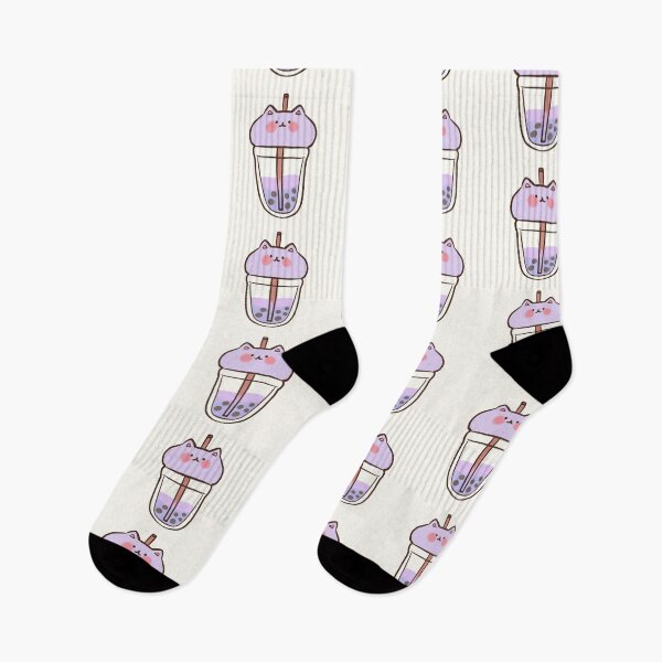 Item preview, Purple boba cat designed and sold by Mayarart.