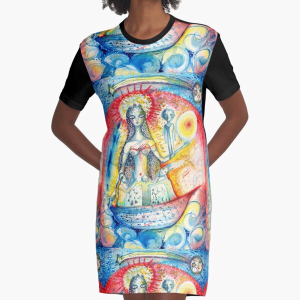 La Virgen Graphic T-Shirt Dress