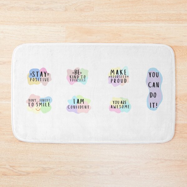 Item preview, Affirmative words to cheer up Sticker Sets designed and sold by Lemon-Monday.