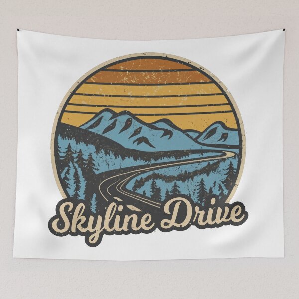 Item preview, Skyline Drive Virginia Retro designed and sold by Esskay Designs.