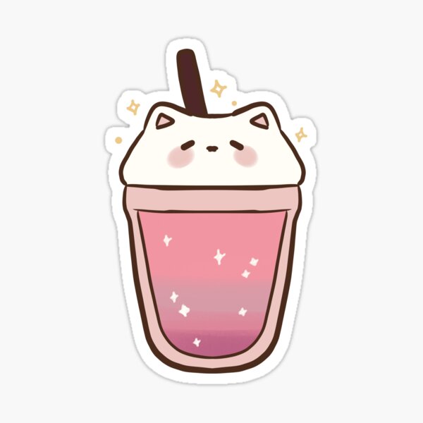 Item preview, Pink Milkshake cat designed and sold by Mayarart.