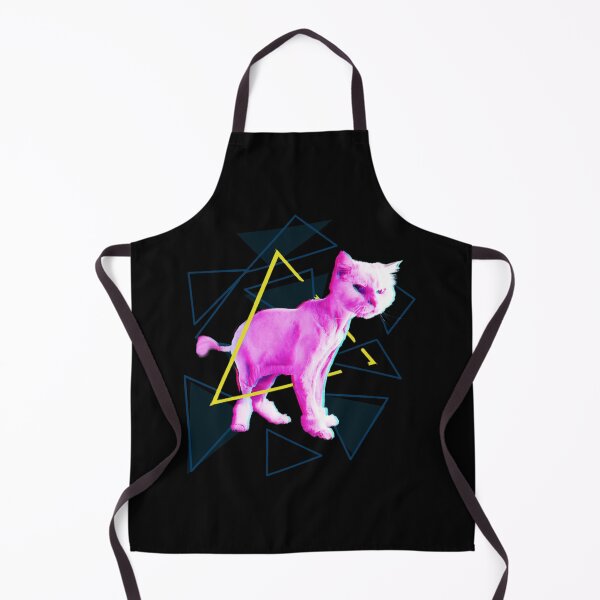 Item preview, Neon cat in triangles designed and sold by Elitegraff.