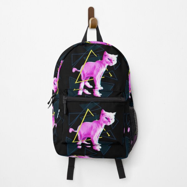 Item preview, Neon cat in triangles designed and sold by Elitegraff.