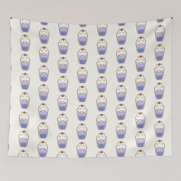 Item preview, Purple milkshake cat designed and sold by Mayarart.