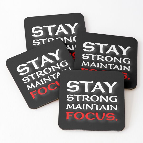 Item preview, (WF) Stay strong. Maintain focus. designed and sold by greatvibes4u.