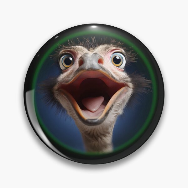 Item preview, Ostrich Face designed and sold by ThisThatThing.