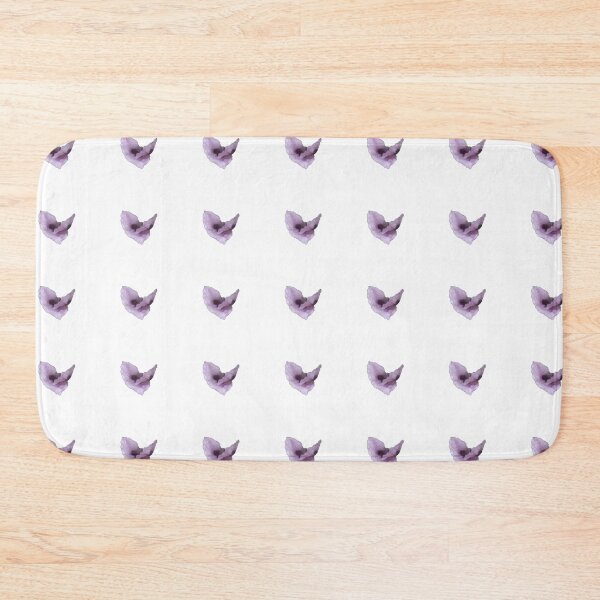 Item preview, Purple Poppy Flower Heart By Miss K L Slomczynski designed and sold by KABFA Designs.